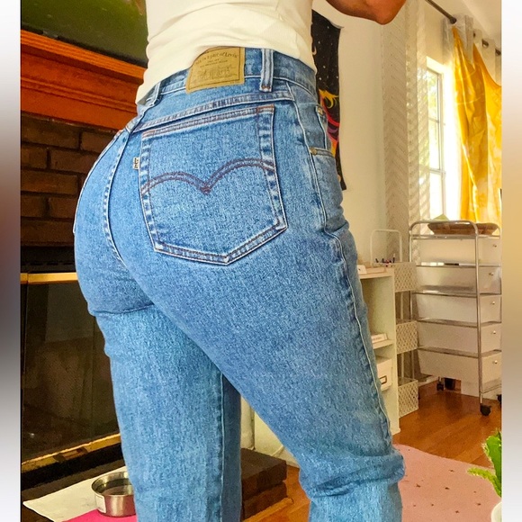 Levi’s👖900 Series Slim Fit High Waist Jeans Vintage Denim XS 512 style - Picture 10 of 10